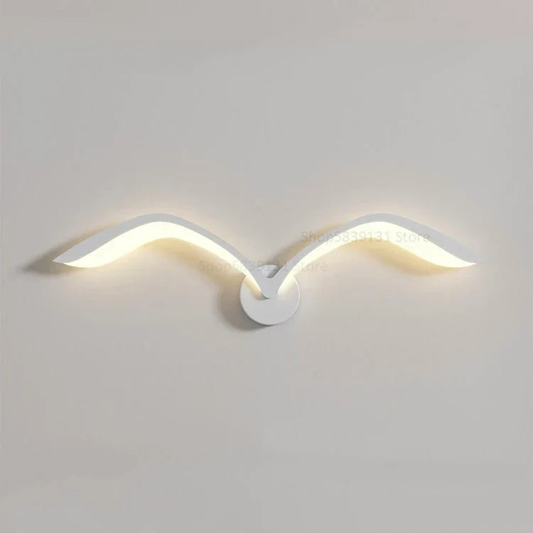 Modern Seagull LED Wall Light for Indoor Living Room and TV Wall