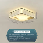 Crystal Chinese Style Ceiling Light for Living Room and Bedroom