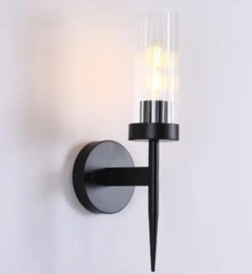 Modern LED Nordic Wall Sconce Bedroom Light Fixture Metal European Style Wall Lights