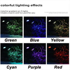 Solar Powered 7LED Spotlight: Adjustable, Waterproof Outdoor Landscape Wall Light.