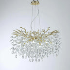 Nano Crystal Chandelier Horse Eye Pendant LED Lighting for Luxury Living Room & Hall