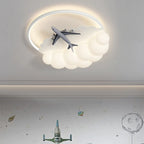 Kids Cloud Airplane Chandelier Ceiling Light for Children's Bedroom