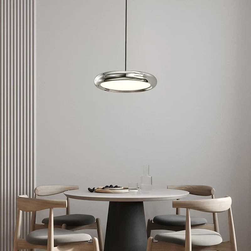 Modern LED Circle Pendant Chandelier for Dining Room & Kitchen