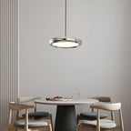 Modern LED Circle Pendant Chandelier for Dining Room & Kitchen