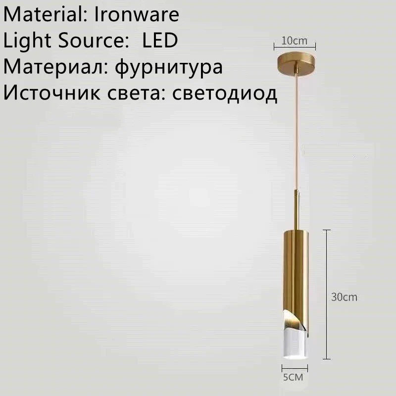 Marble Design LED Pendant Lamp for Bedroom, Dining Room, Aisle, Corridor, and Bar