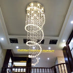 Crystal LED Ceiling Chandelier: Elegant Lighting for Bedroom Living Room Corridor
