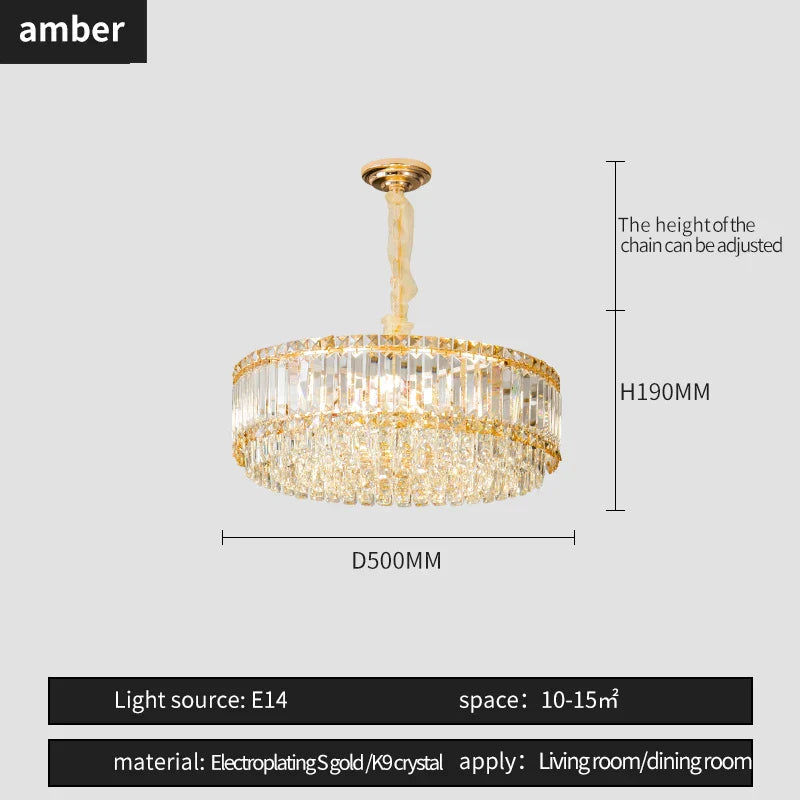 French Crystal Chandelier for Living Room, Dining Room, and Master Bedroom