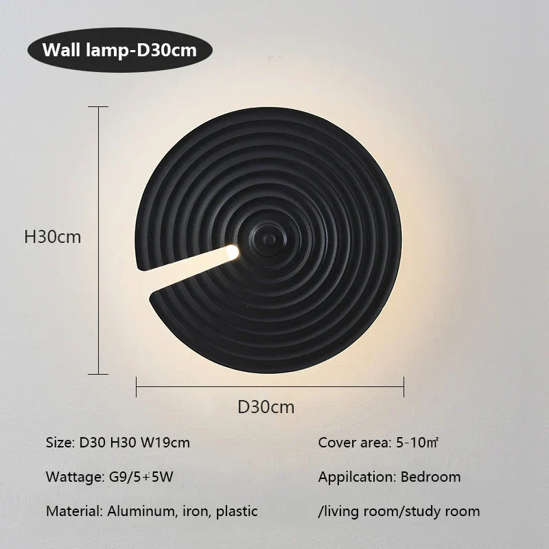 Minimalist Water Ripple LED Chandelier for Home, Restaurant, and Bar