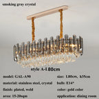 Modern Crystal Chandelier for Living Room Dining Hall Home Decor