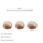 Wood Veneer Pendant Lights for Dining Room Décor