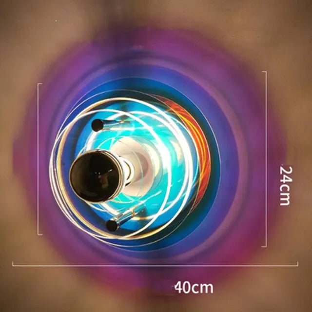 LED Wall Lamp: Ultra Modern UFO Style for Living Room, Bedroom, Hotel Atmosphere