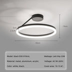 Modern Dimmable LED Pendant Chandelier for Bedroom and Living Room