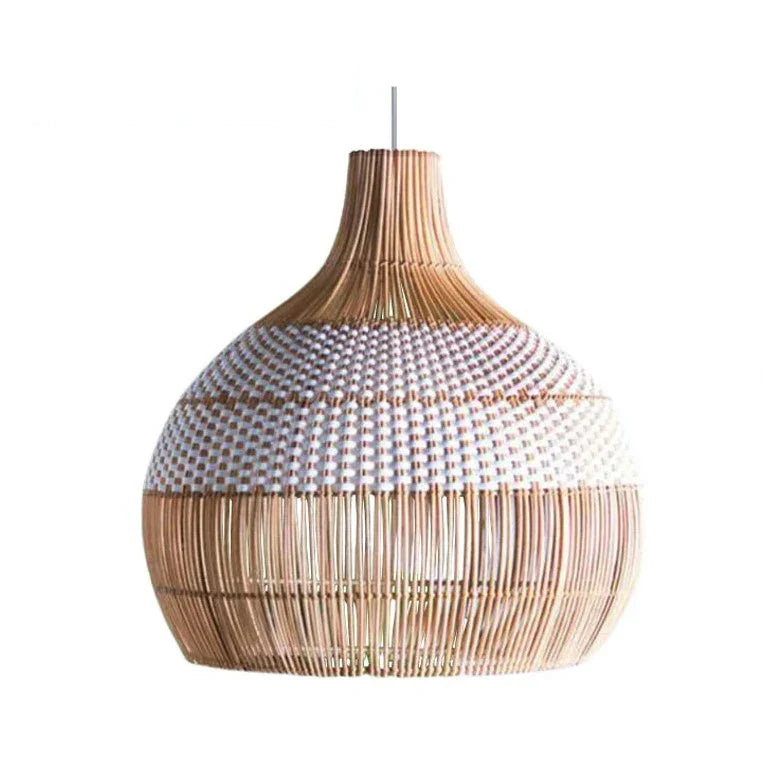 Rattan Weave Chandelier | Handmade Nordic Pastoral Style LED Decor Light