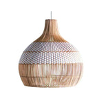 Rattan Weave Chandelier | Handmade Nordic Pastoral Style LED Decor Light