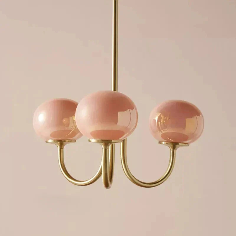 Cream Pink Bedroom Pendant Light for Cozy Living Spaces