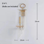 Crystal Chandelier: Luxury Hanging Lamp for Romantic Indoor Decor