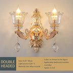 Luxury European Crystal Chandelier Living Room Lamp