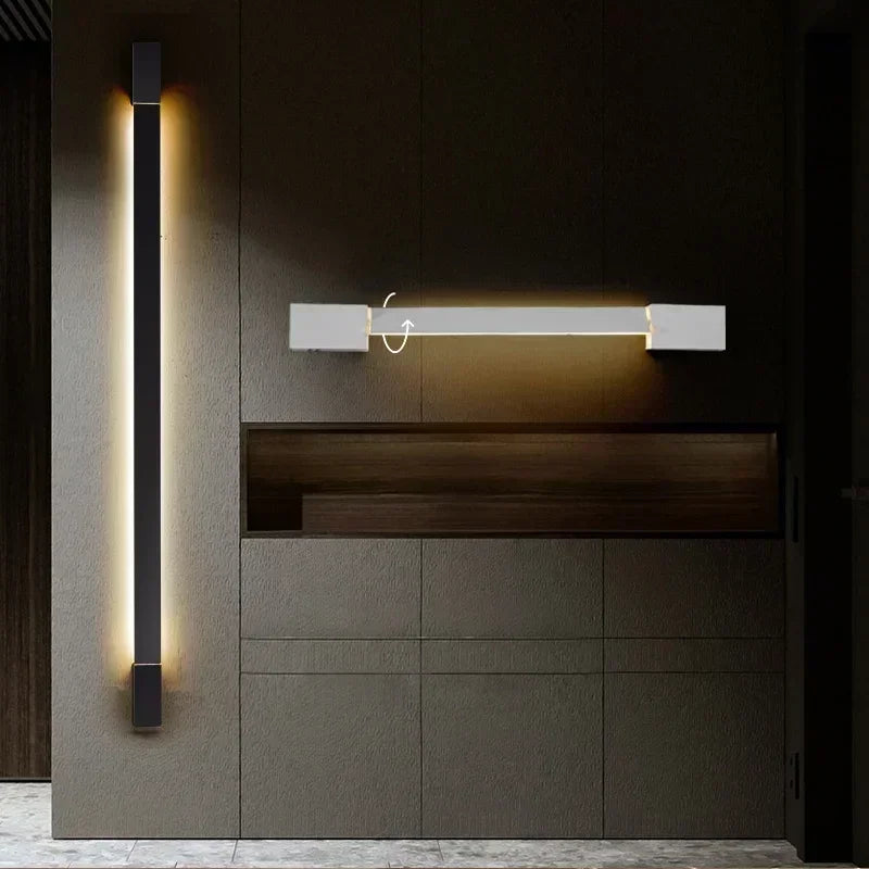 Long Rotatable LED Wall Lamps for Modern Minimalism Design