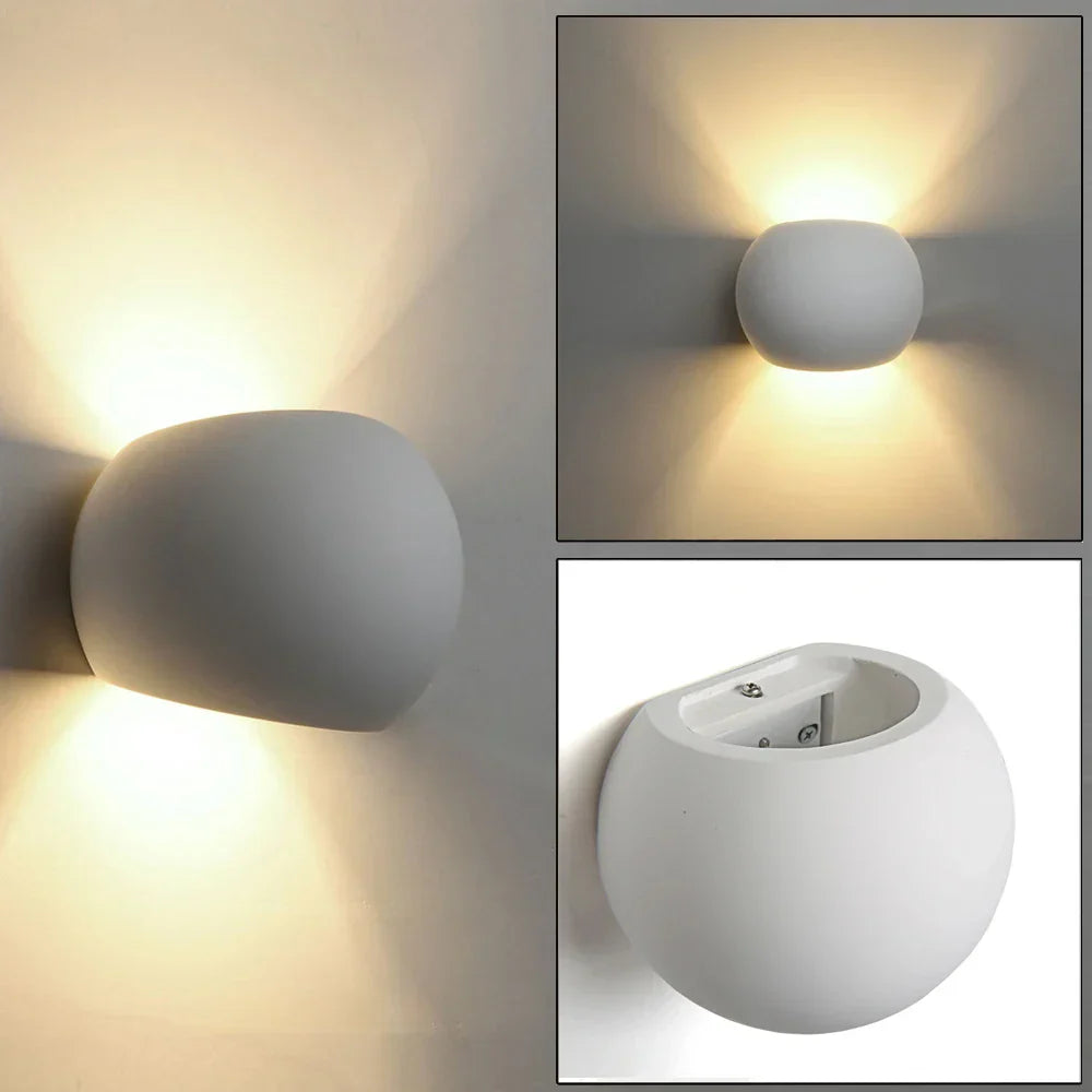 5W LED Gypsum Wall Lamp for Bedroom, Living Room, and Kitchen Lighting
