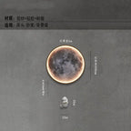 Moon Astronaut LED Wall Lamp for Bedroom, Children's Room, and TV Background