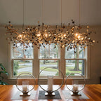 Stainless Steel Chandelier Pendant Lamp LED Dining Table Lighting Fixture