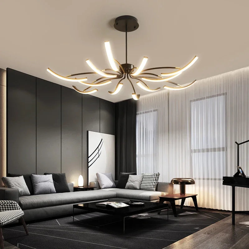LED Chandeliers for Modern Living Room Bedroom Study Kitchen Lighting