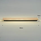 Nordic Wooden LED Wall Sconce for Bedroom Living Room Bathroom Lighting
