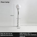 Colorful Retro LED Floor Lamp for Bedroom and Children's Study