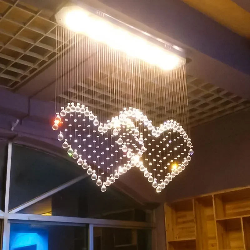 Crystal Chandelier: Modern Dining Table & Bar Lamp for Bedroom & Dining Room Lighting