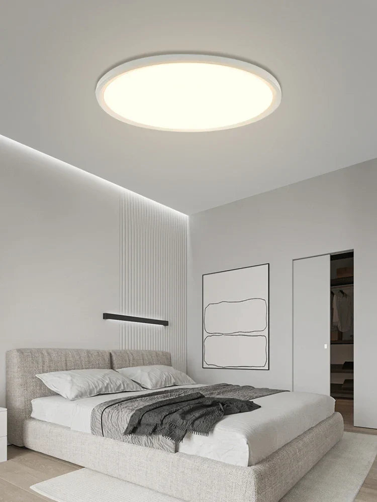 Modern LED Round Ceiling Lamp for Bedroom Study Balcony Decor