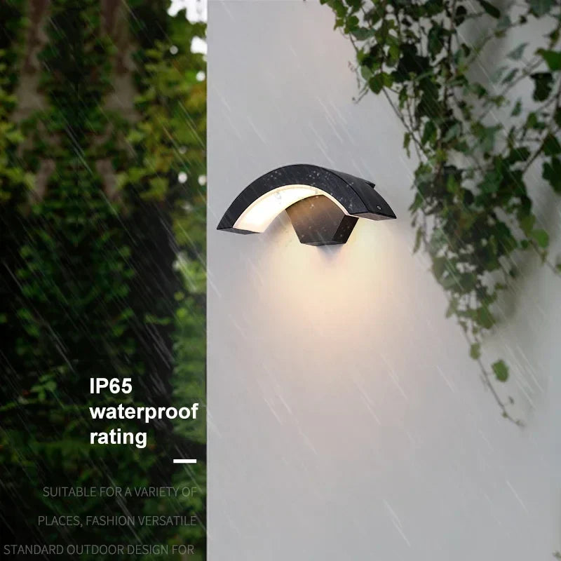 LED Waterproof Outdoor Wall Lights Sensor Lamp for Porch Garden Balcony