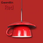 Ceramic Cup Pendant Light: Stylish LED Hanging Lamp for Home Decor and Kitchen