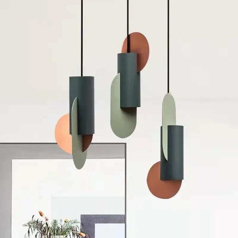 Macaron Pendant Light: Stylish Italian Design for Living Room, Bedroom, and Restaurant