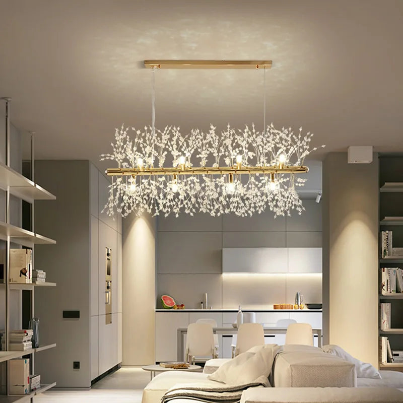 Dandelion Chandelier LED Hanging Light for Living Room Dining Decoration