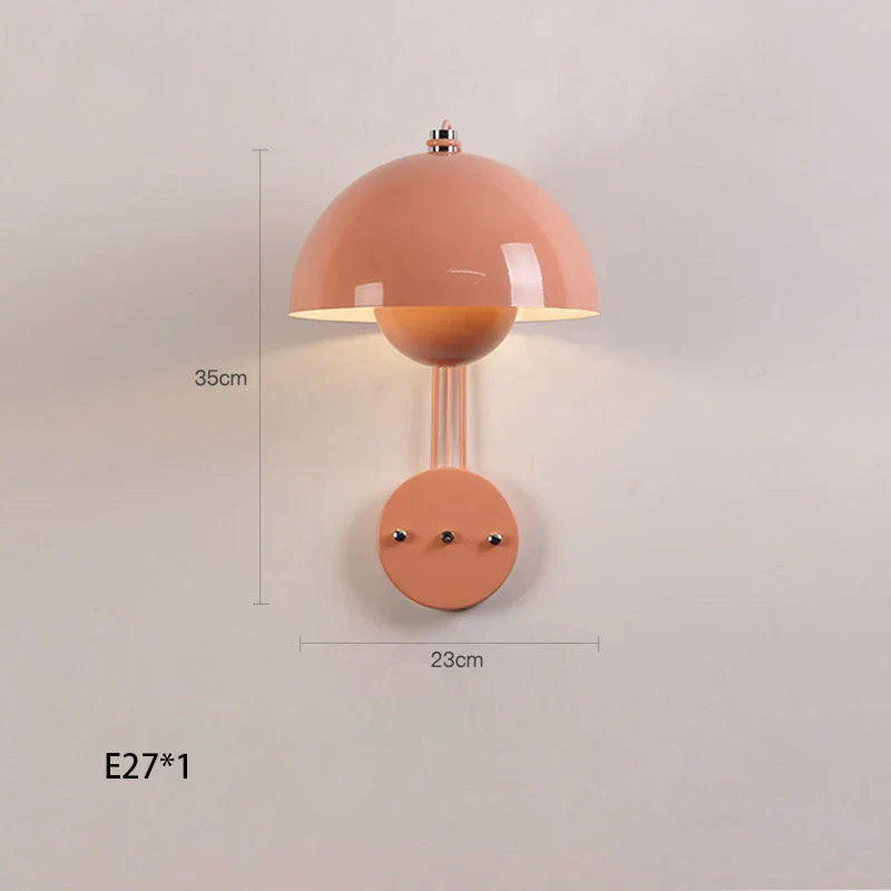 Colorful LED Bedside Wall Lamp for Bedroom Living Room Hotel Children Room