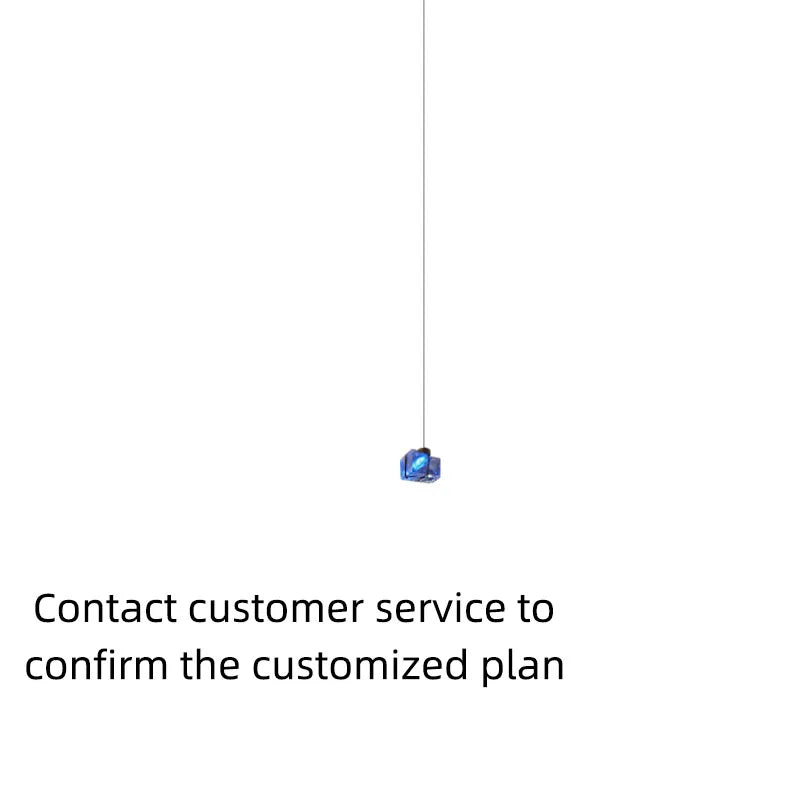 Crystal Cube Pendant Light: Modern Designer Chandelier for Home & Hotel Settings