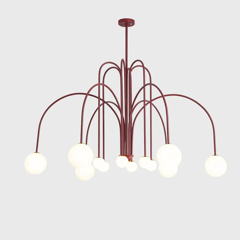 Glass Ball Chandelier: Modern Living Room Dining Kitchen Light Fixtures