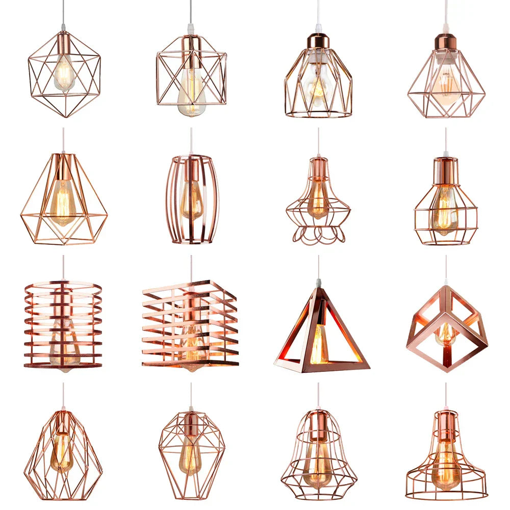 Industrial Retro Loft LED Pendant Light for Home Living Room Kitchen