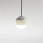 Gradient Glass Dome Pendant Lamps for Modern Interiors