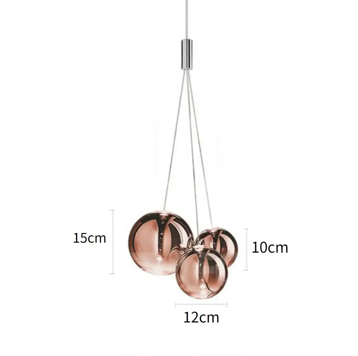 Bubble Glass Pendant Light: Stylish Nordic Home Decor Lighting
