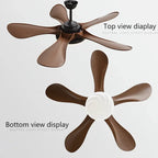 Modern LED Ceiling Fan with Strong Winds and Quiet Mute Operation