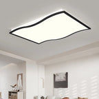 Minimalist LED Ceiling Light in Black & White for Living, Dining, Bedroom & Kitchen