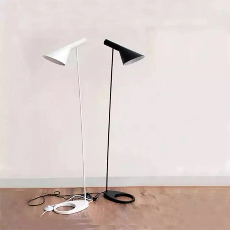 Scandinavian AJ Lamp Replica Floor Lamp Black White Bedroom Living Room