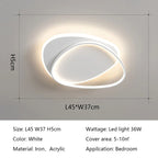 LED Ceiling Lights: Modern Round Lamps for Bedroom, Living Room, Study - Indoor Lighting Fixtures