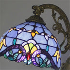Tiffany Glass Wall Lamp Colorful Art Light for Living Room Bedroom Aesthetic Decor