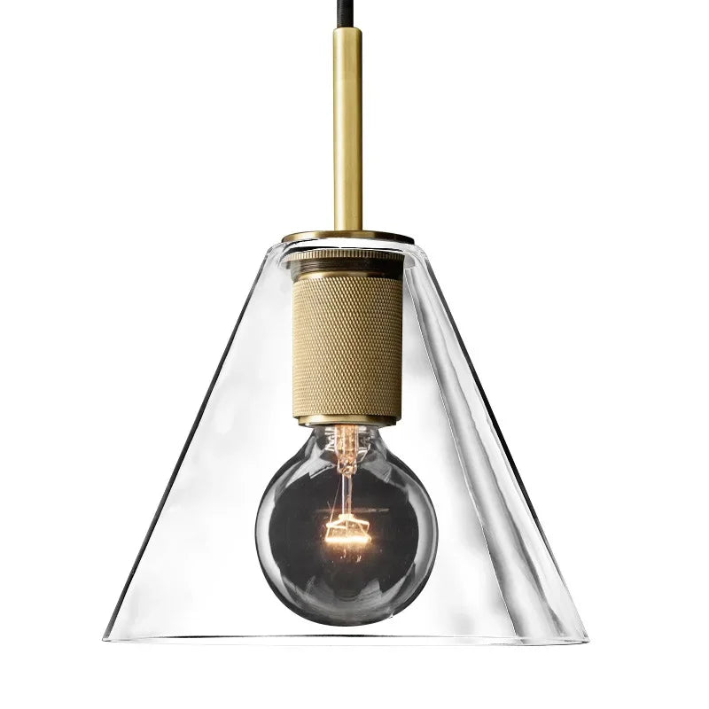 Gold LED Pendant Light – Luxury Nordic Retro Design