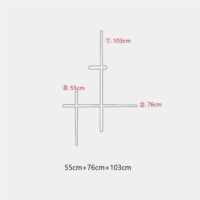 Modern Rotatable LED Wall Sconce for Living Room Bedroom Hallway