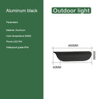 Outdoor LED Wall Sconce in White Aluminum for Porch Entryway