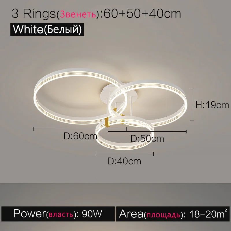 New Nordic Ceiling Lamp: Modern, Creative, Elegant Lighting for Bedroom and Living Room