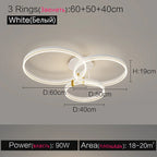 New Nordic Ceiling Lamp: Modern, Creative, Elegant Lighting for Bedroom and Living Room